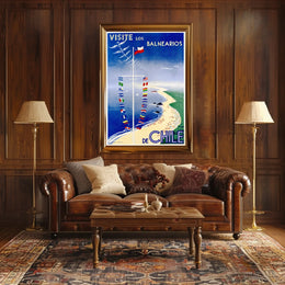 Visit The Beaches Of Chile Poster