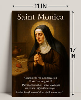 Saint Monica Poster PosterGoat