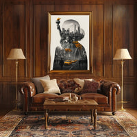 Urban Silhouette New York City Poster