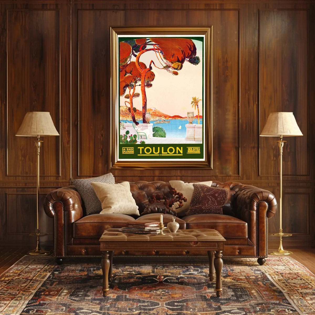 Toulon Sa Rade Splendide Poster