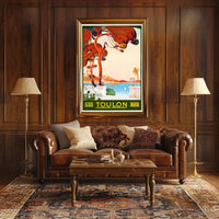 Toulon Sa Rade Splendide Poster
