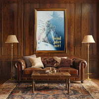 Cautionary Whisper Poster PosterGoat