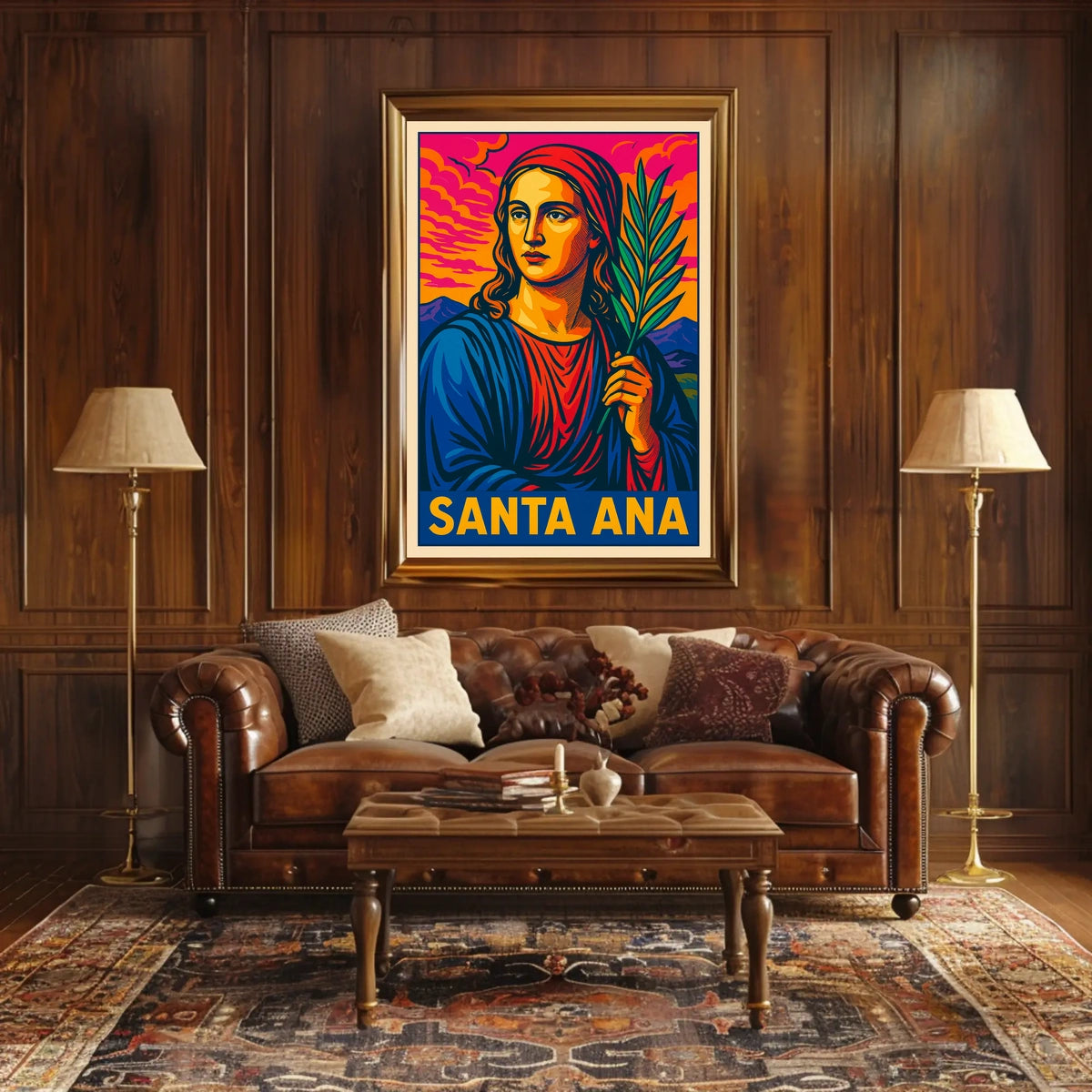 Santa Ana Saint Poster