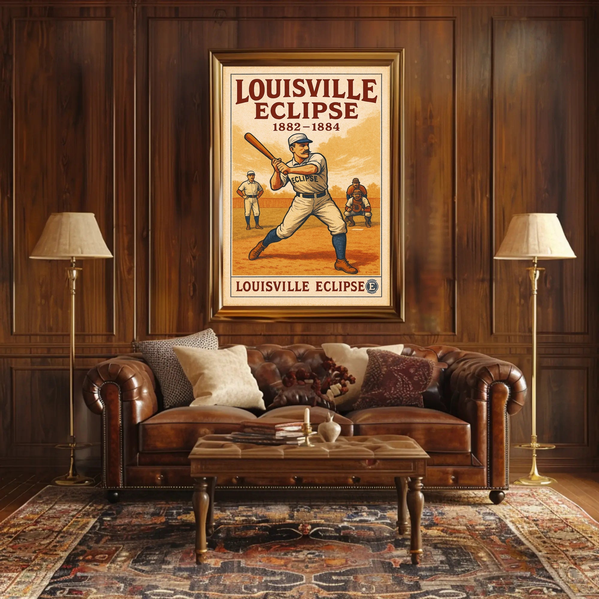 Louisville Eclipse Baseball Poster PosterGoat