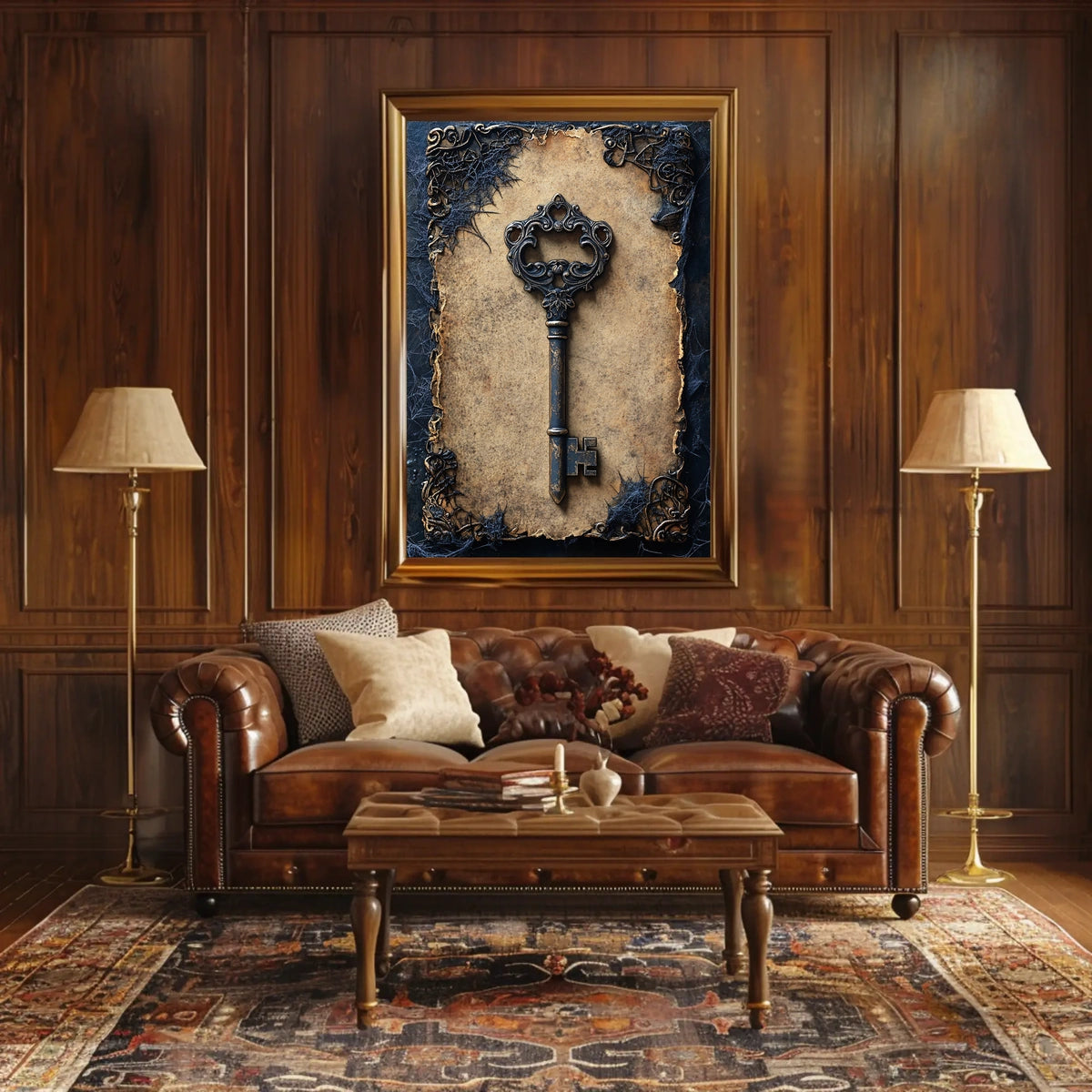 Antique Gothic Key Art Print Poster