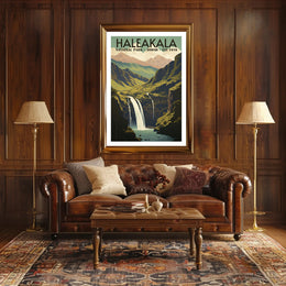 Haleakala National Park Scenic Poster Hawaii Wall Art