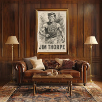 Jim Thorpe Athletic Legend Poster