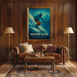 Winter Glide Poster