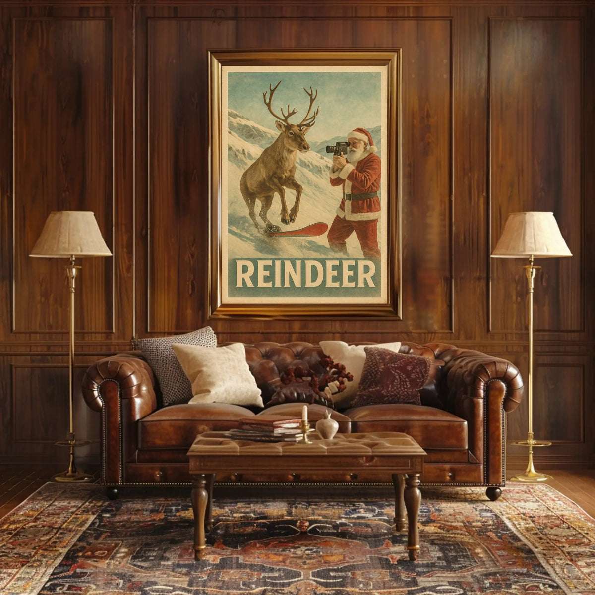 Reindeer Adventure Poster