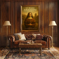 Inspirational Nun Vintage Art Cultural or Heritage Poster