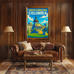 Columbia South Carolina Poster