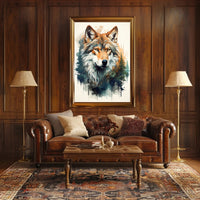Majestic Wolf In Nature Poster PosterGoat