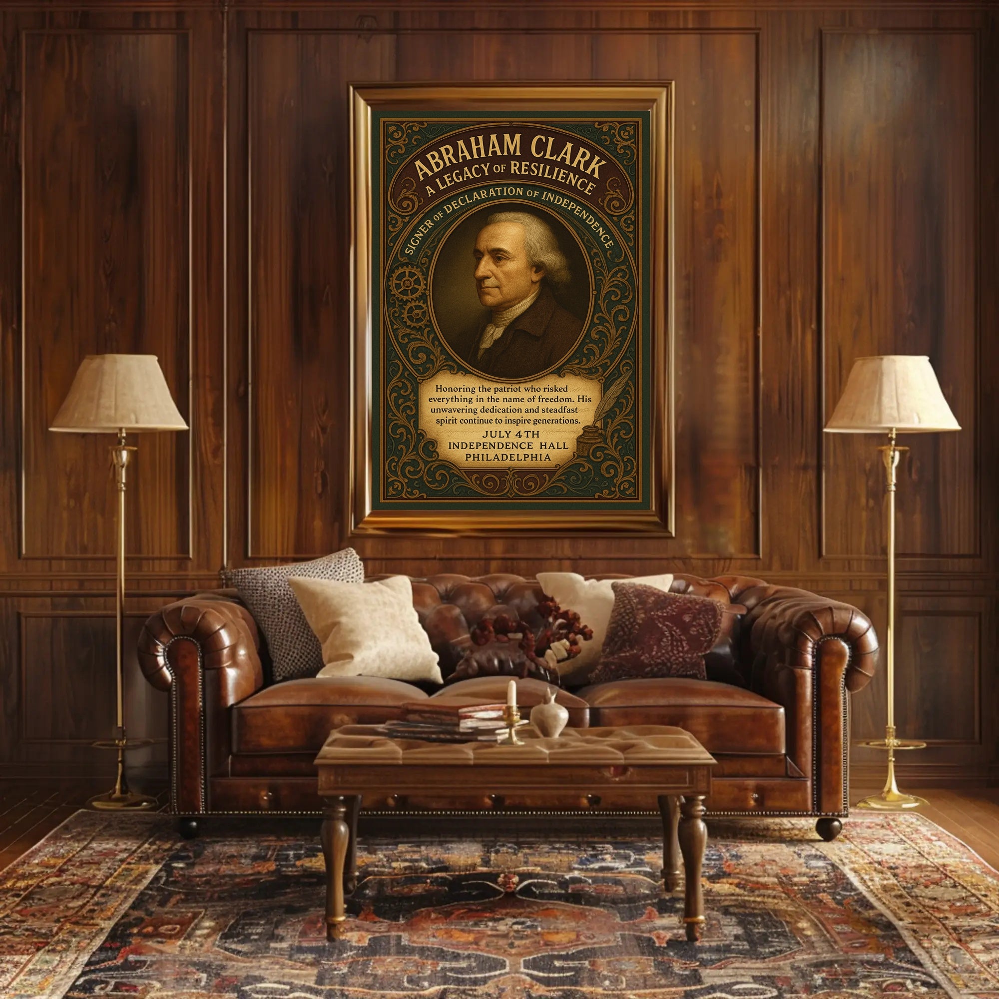 Patriotic Founding Father Historical or Presidential Poster