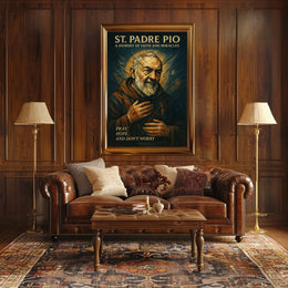 St. Padre Pio A Journey of Faith and Miracles Poster