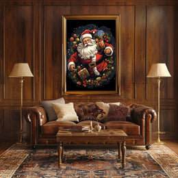 Santa Claus Holiday Cheer Poster