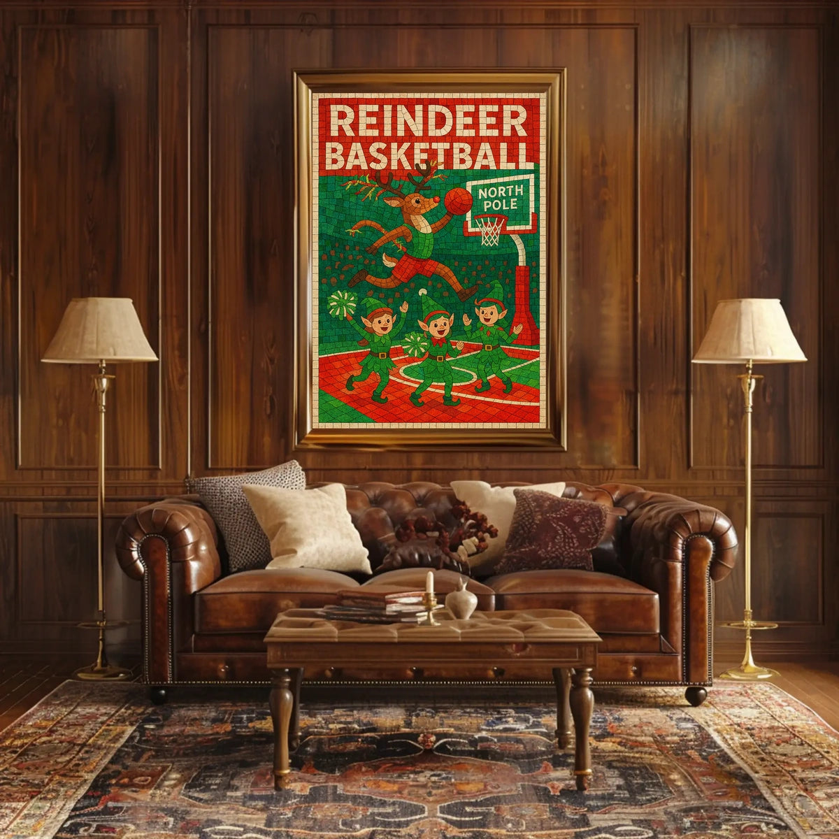 Reindeer Basketball Extravaganza Poster