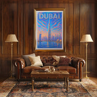 Dubai Skyline Poster