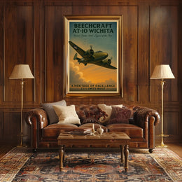 Beechcraft At-10 Wichita Legend Of The Poster