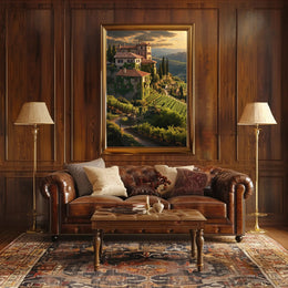 Tuscan Countryside Landscape Wall Art Cultural or Heritage Poster