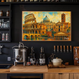 Timeless Italy Impressionism Travel Poster