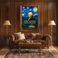 John Adams 2nd President of the United States Presidential Masterpiece Series Poster