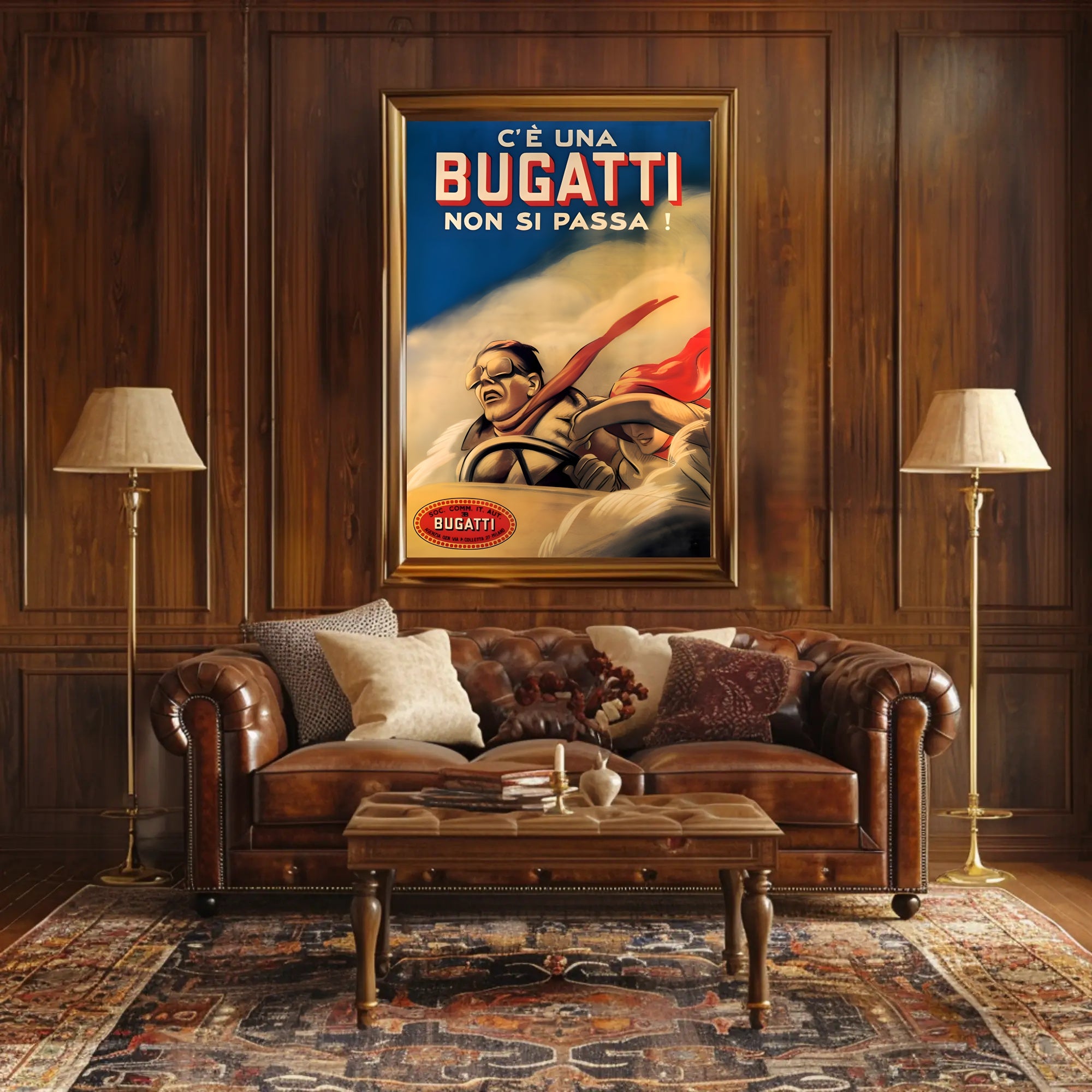 Bugatti Speed and Style Poster