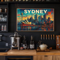 Sydney Skyline Poster