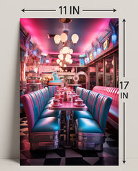 Retro Diner Vibes Retro Poster