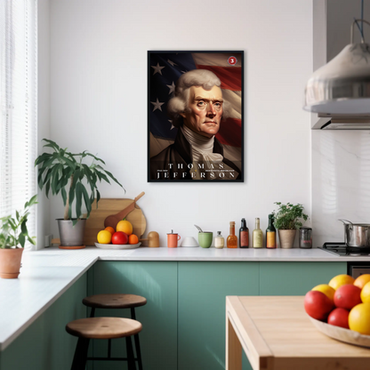 Thomas Jefferson 3rd President Of The United States Portrait