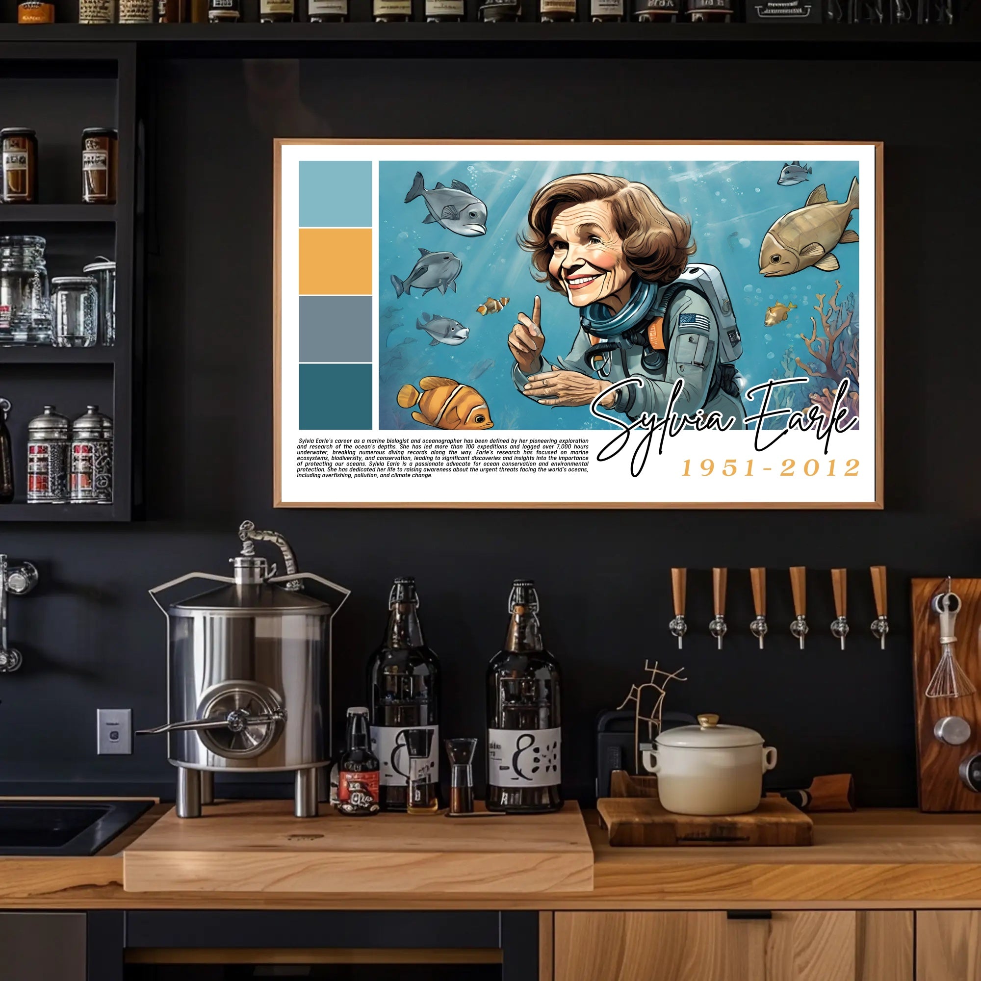 Sylvia Earle: Advocate for the Oceans Poster