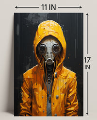The Enigmatic Figure In Yellow Poster PosterGoat