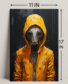 The Enigmatic Figure In Yellow Poster PosterGoat