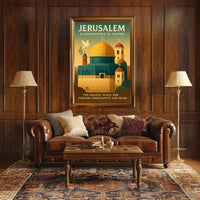 Jerusalem A Confluence Of Faiths Poster