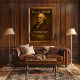 William Williams Founding Father Historical Poster