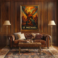 St. Michael Protector And Warrior Poster