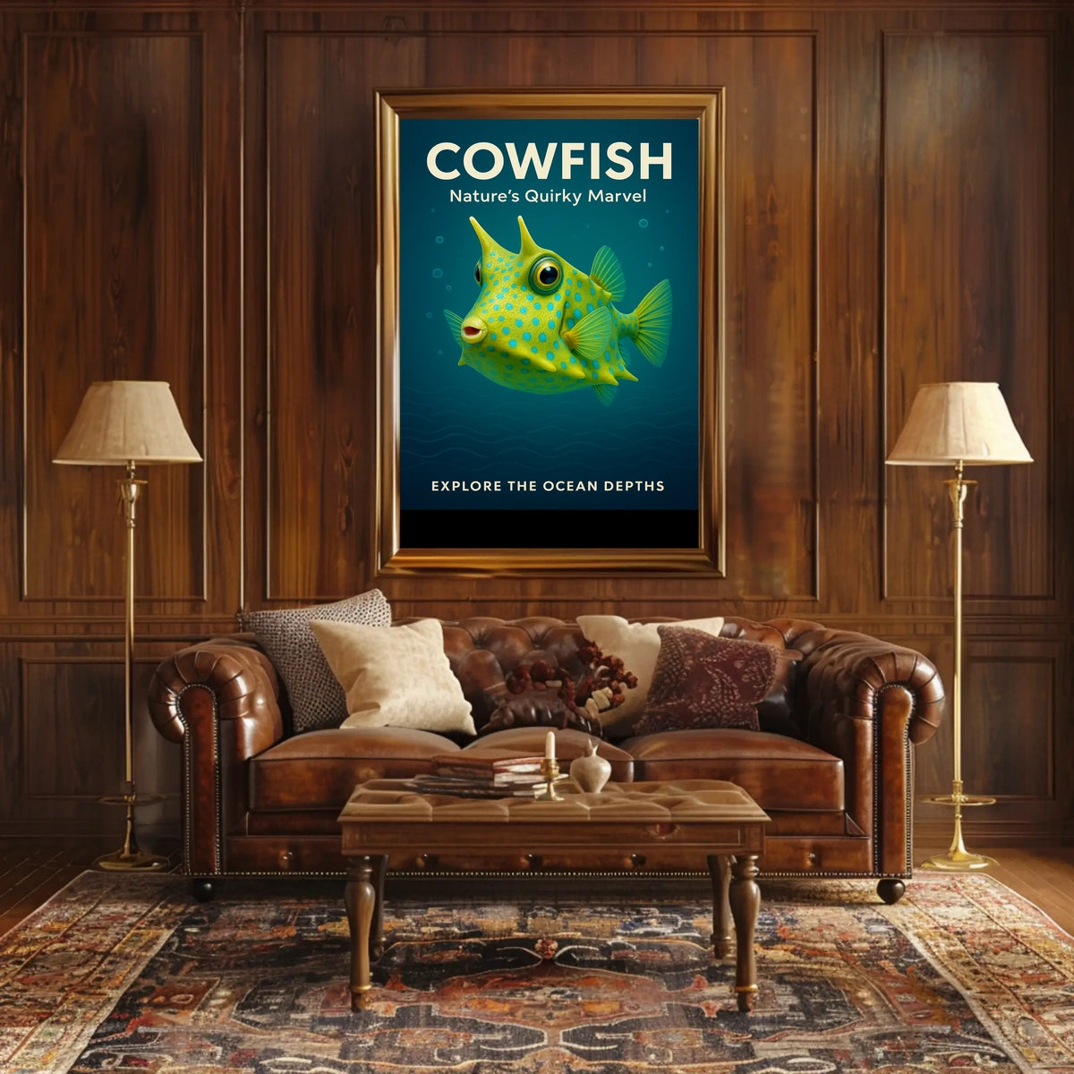 Cowfish NatureS Quirky Marvel Poster