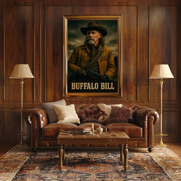 Buffalo Bill Classic Wild West Cultural Heritage Poster