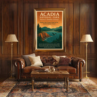 Acadia National Park Scenic Adventure National Park Poster