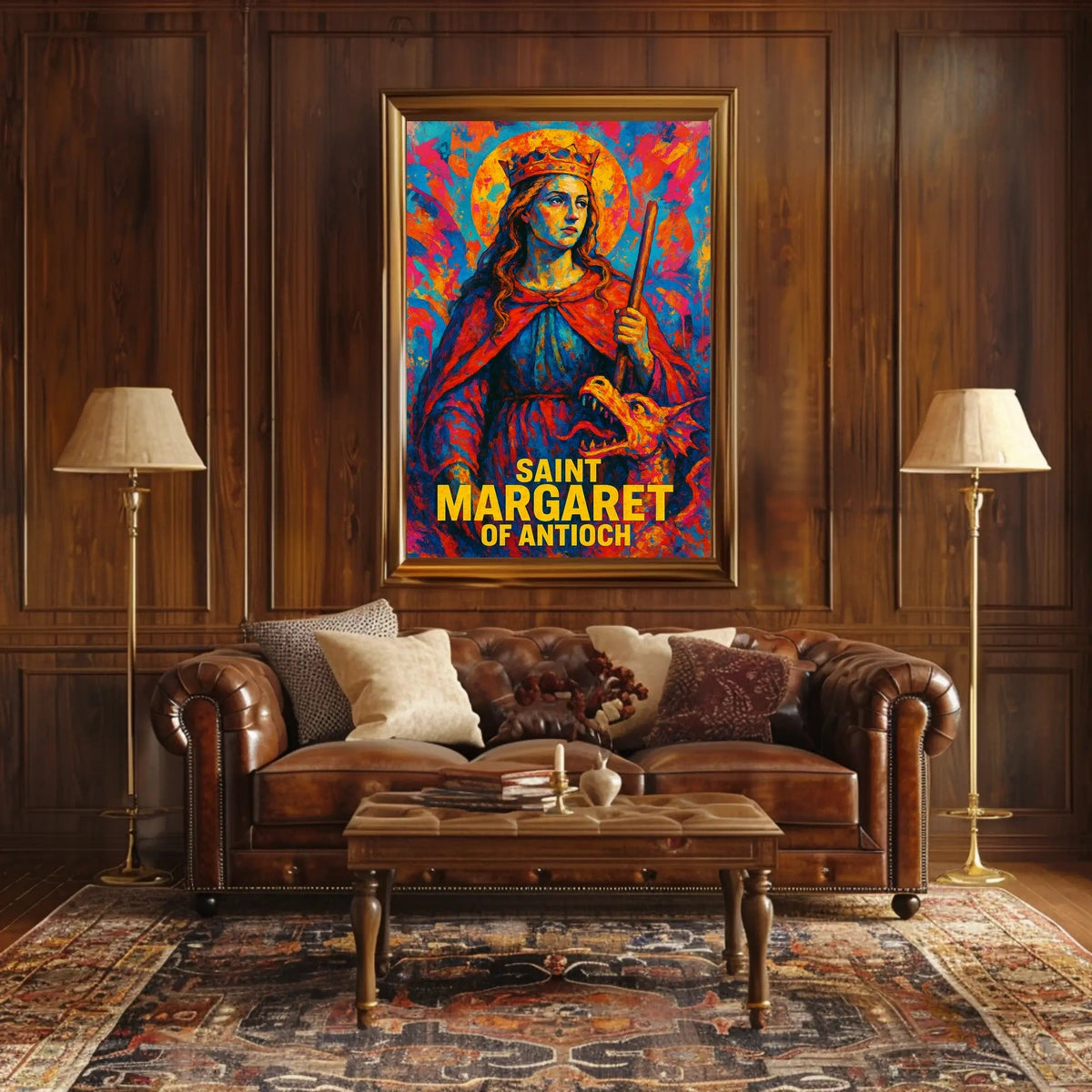 Saint Margaret of Antioch Poster