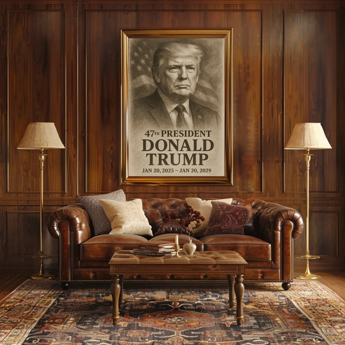 Donald Trump 47th President Poster