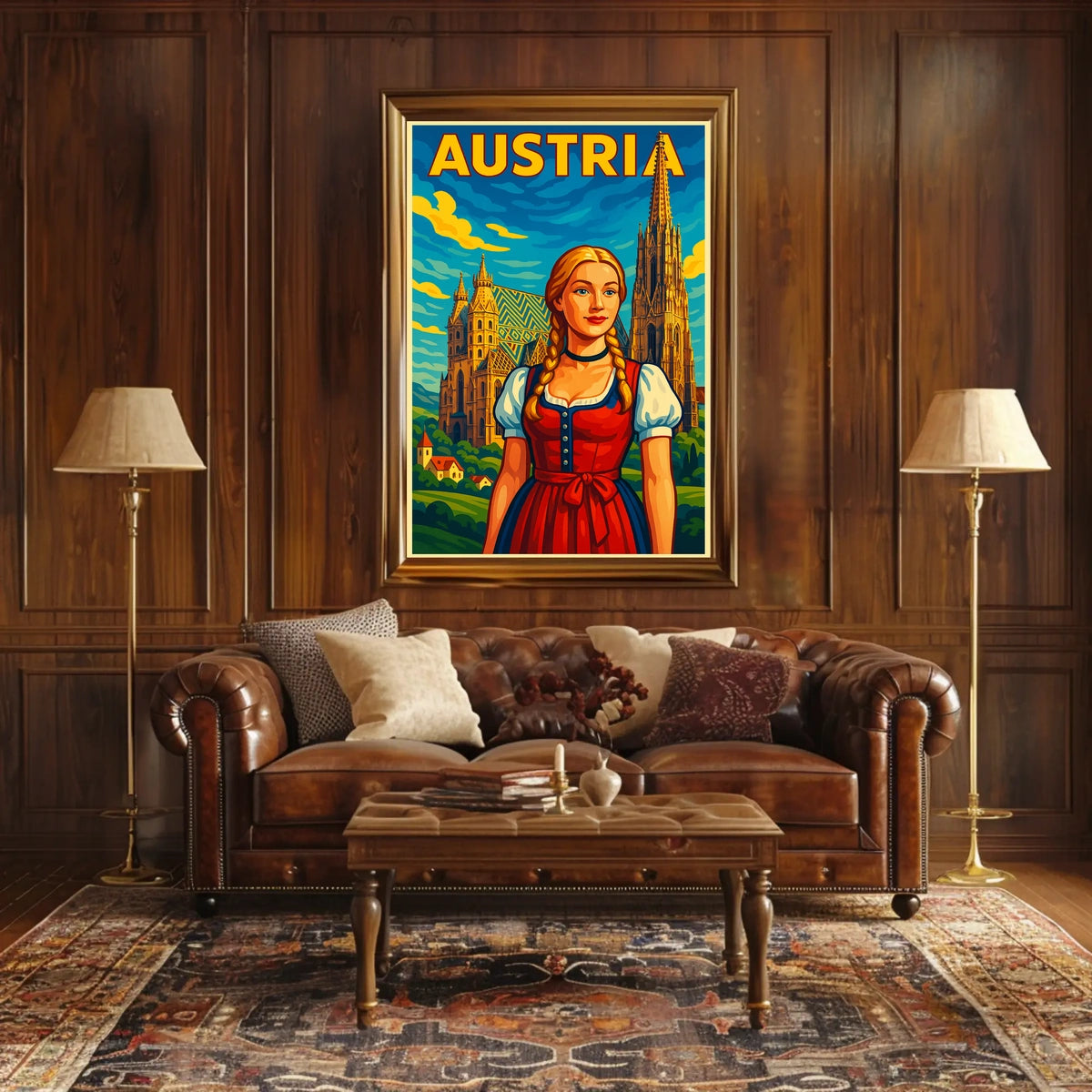 Austria Travel Poster