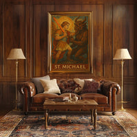 Saint Michael Sacred Art poster