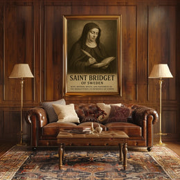 Saint Bridget Of Sweden Poster