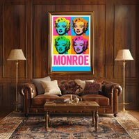 Pop Art Icon Monroe Poster PosterGoat