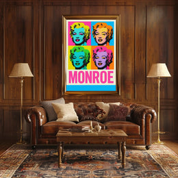 Pop Art Icon Monroe Poster PosterGoat
