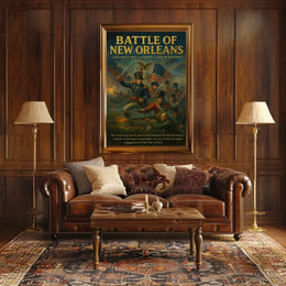 Battle Of New Orleans A Pivotal Clash Poster