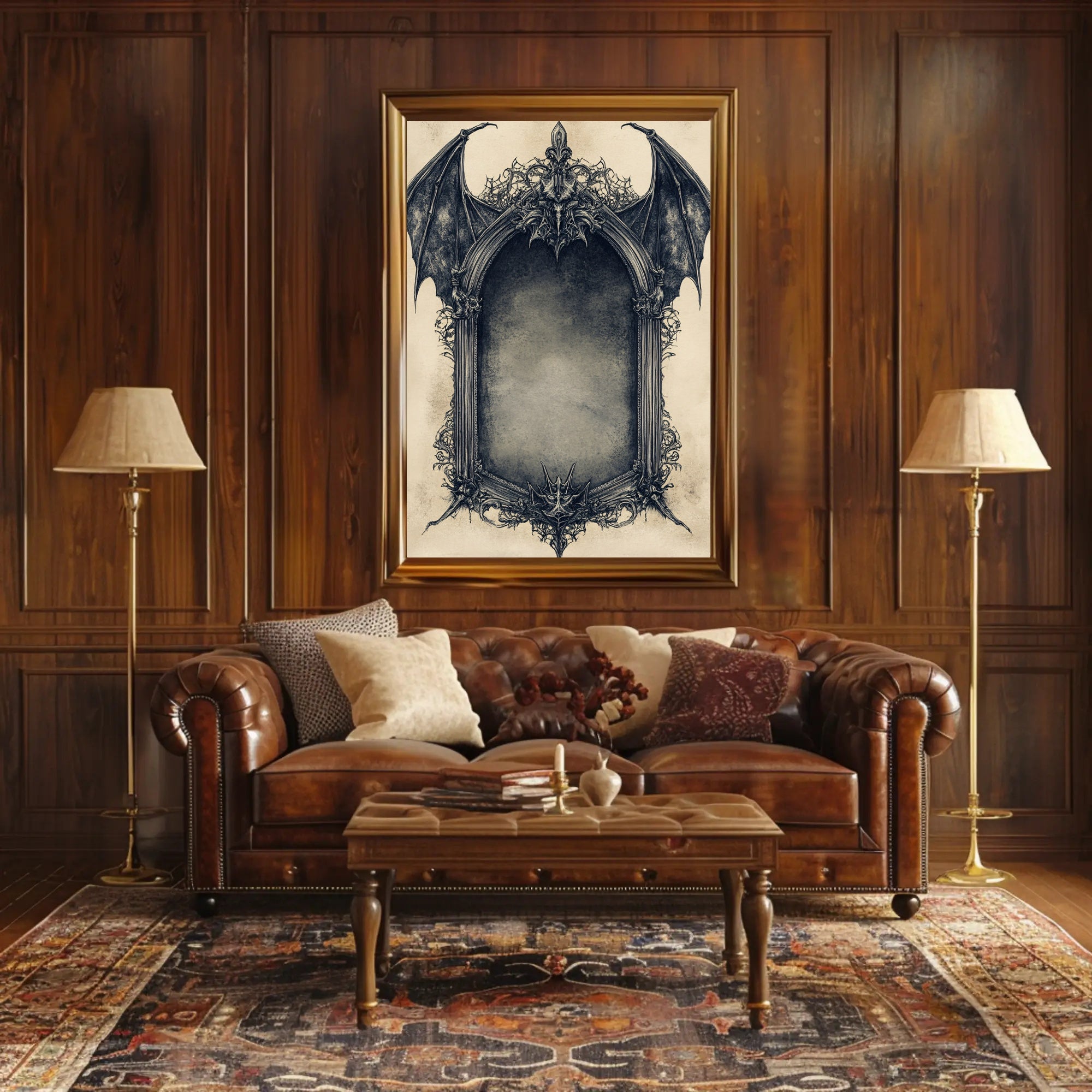 Gothic Frame Design Poster