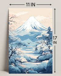 Tranquil Mountain Landscape Poster