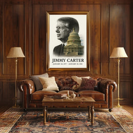 Jimmy Carter 39th President of the United States Reflections Poster