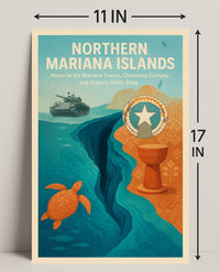 Northern Mariana Islands Cultural and Heritage Poster